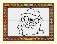 Pantalla Coloring Book 9 Little Monsters