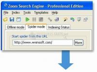 Pantallazo Zoom Search Engine