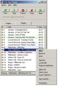 Screenshot IMA MP3 Player