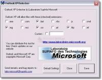Pantallazo Outlook XP Unlocker