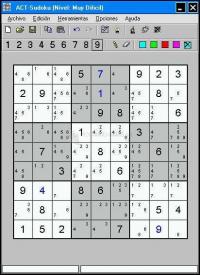 Pantallazo ACT-Sudoku