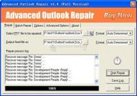 Pantallazo Advanced Outlook Repair