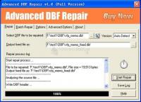 Pantallazo Advanced DBF Repair