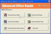 Pantallazo Advanced Office Repair