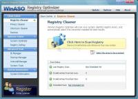 Pantallazo WinASO Registry Optimizer