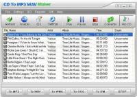 Pantallazo CD To MP3 WAV Maker