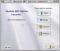 Pantallazo Absolute MP3 Splitter Converter