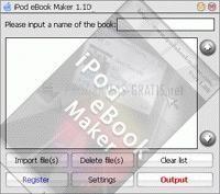 Pantallazo iPod eBook Maker