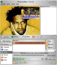 Screenshot WebcamMax