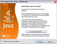 Pantallazo Java SE Runtime Environment